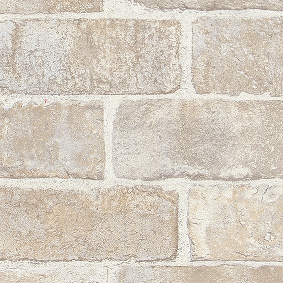 カフェ風な空間にも!レンガ柄壁紙