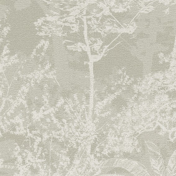 ゴージャスなフラワー・リーフ柄壁紙