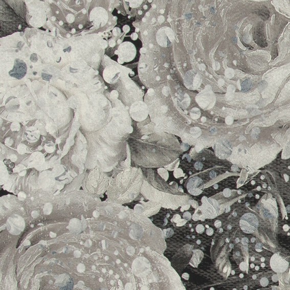 可憐な花柄壁紙