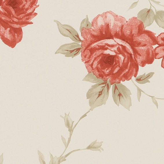 可憐な花柄壁紙