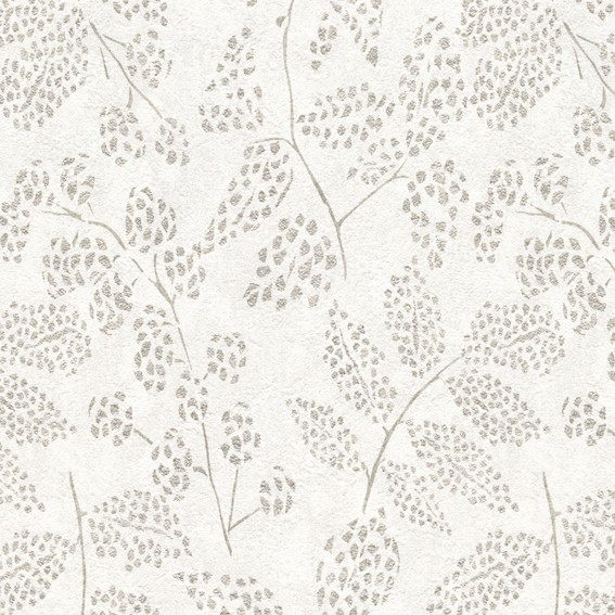 大人カラーの花柄壁紙