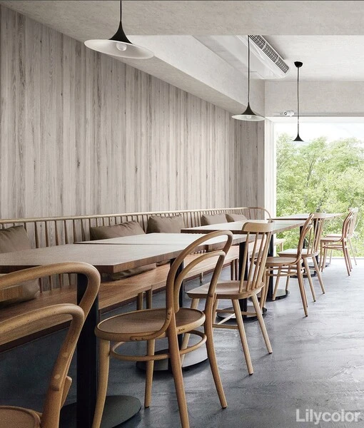 ナチュラルテイストな木目調壁紙