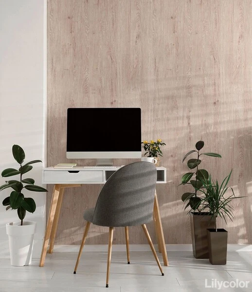 ナチュラルテイストな木目調壁紙