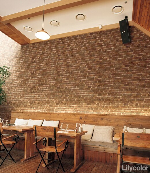 カジュアルテイストなレンガ柄