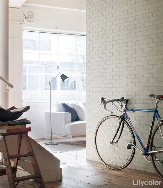 カジュアルテイストなレンガ柄