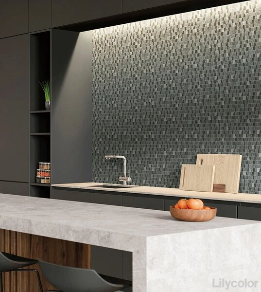 カフェ風なお部屋におすすめタイル柄