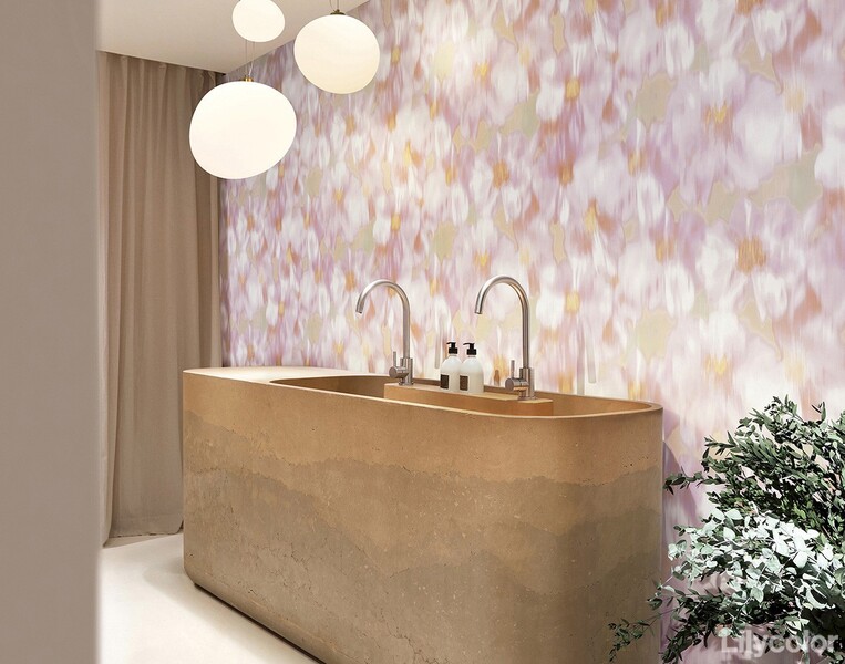 ユニークなパターン模様壁紙