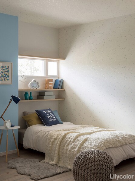 光るスター模様壁紙（蓄光）