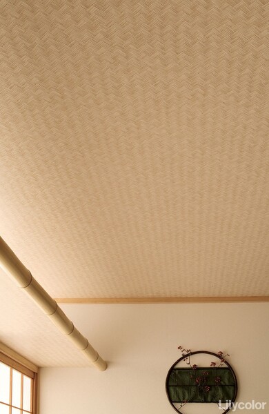 和室の天井におすすめ和柄壁紙