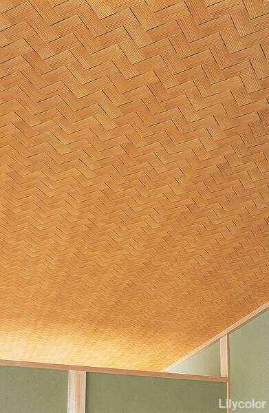 和室の天井におすすめ和柄壁紙