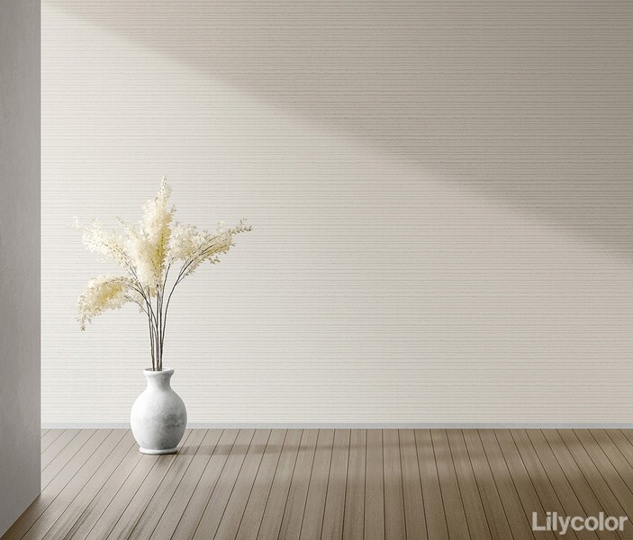 さりげないデザイン入り塗り壁調壁紙