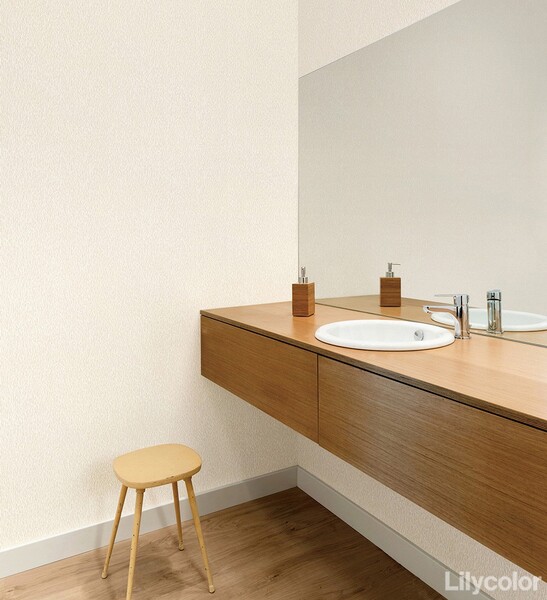 優しい色味の織物調壁紙