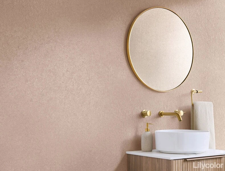 フェミニン塗り壁調壁紙