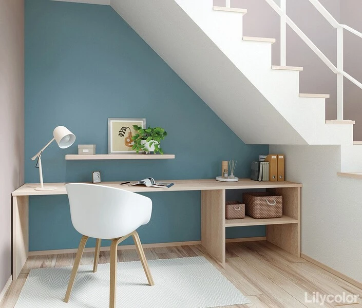 落ち着いた色味の塗り壁調壁紙