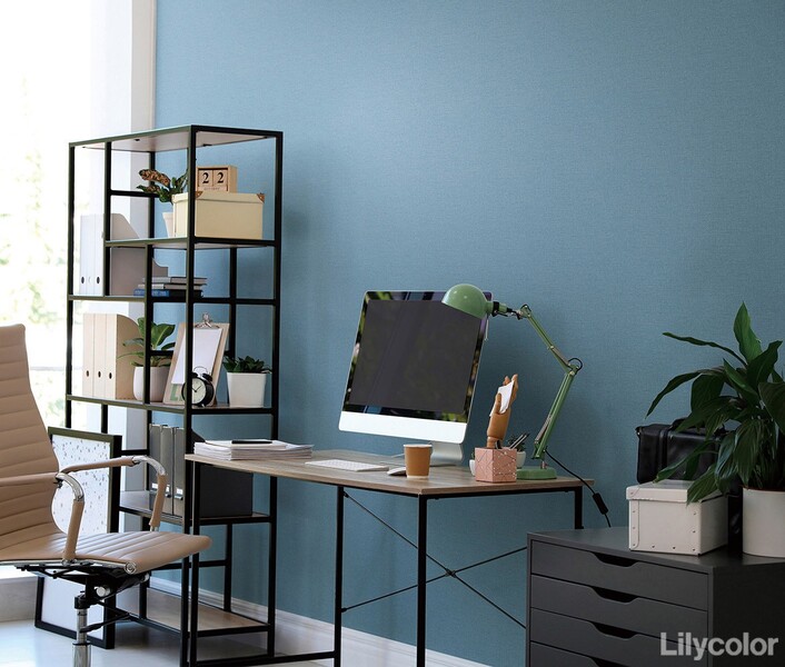 落ち着いた色味の織物調壁紙