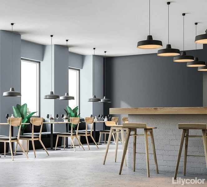 落ち着いた色味の織物調壁紙