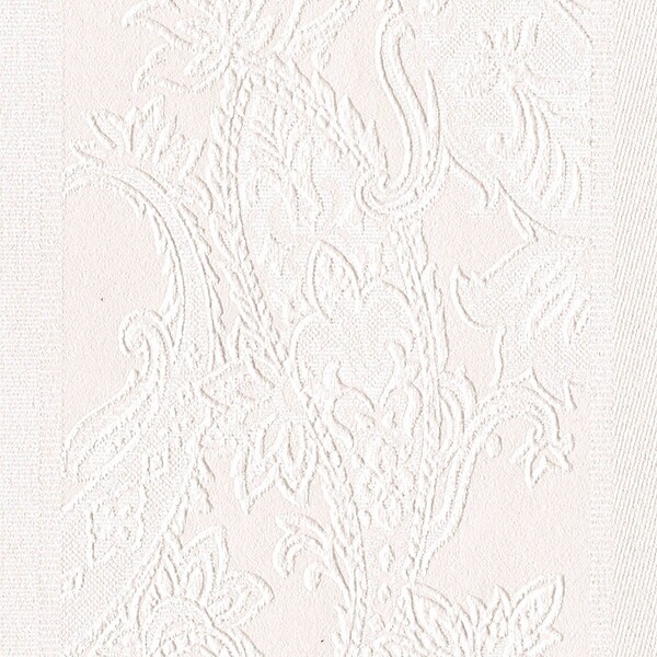 光沢刺繡風リーフフラワー壁紙