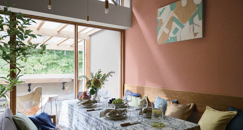 オレンジトーン壁紙