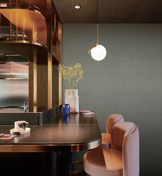 落ち着きカラーの木目柄壁紙