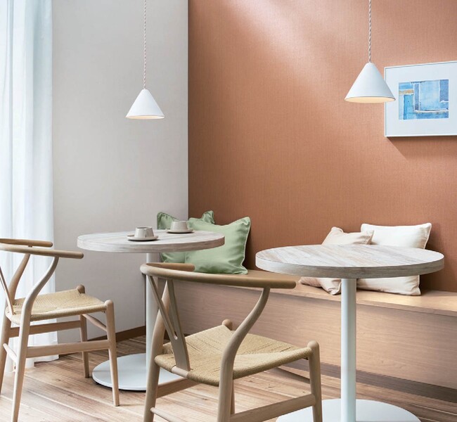 落ち着きカラー織物調壁紙