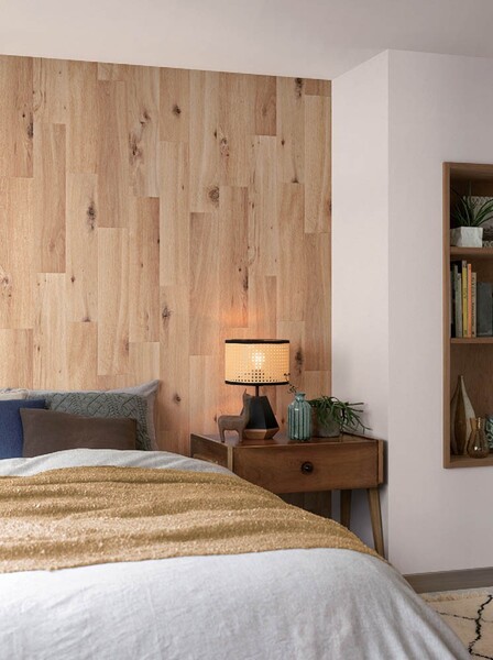 ヴィンテージ感のある木目柄壁紙