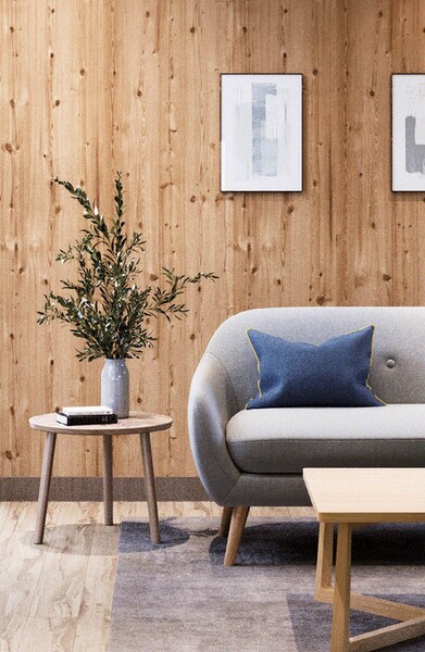 スタイリッシュな木目柄壁紙