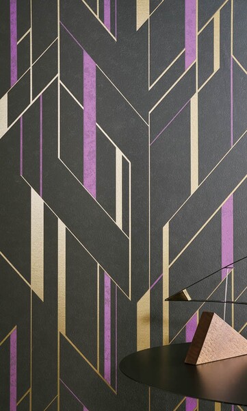 華やかなモダン柄壁紙