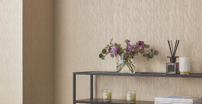 大人カラーのモダン柄壁紙