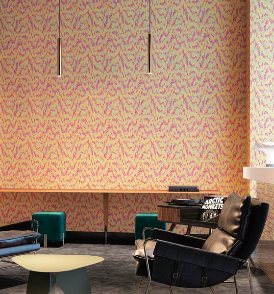 アクセントに!個性的なデザイン壁紙