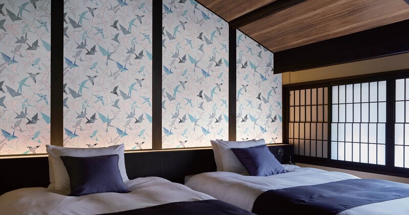 質感豊かな和調壁紙