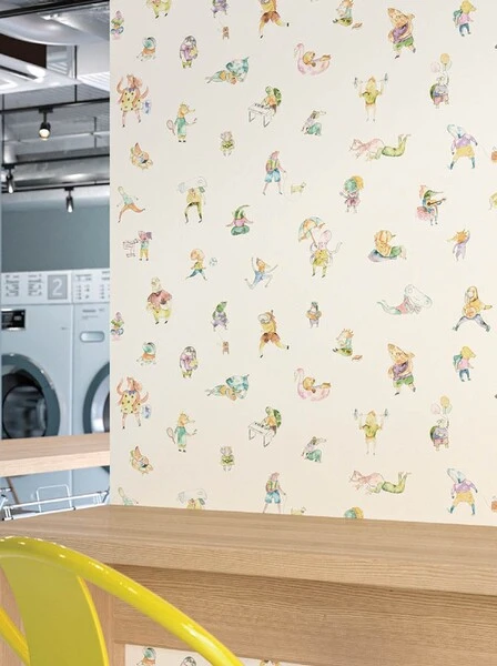 子供部屋にも！可愛らしいデザイン壁紙