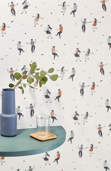 子供部屋にも!可愛らしいデザイン壁紙