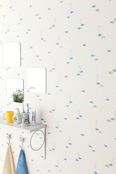 子供部屋にも!可愛らしいデザイン壁紙