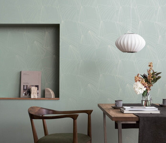 上品なクラシカルデザイン壁紙