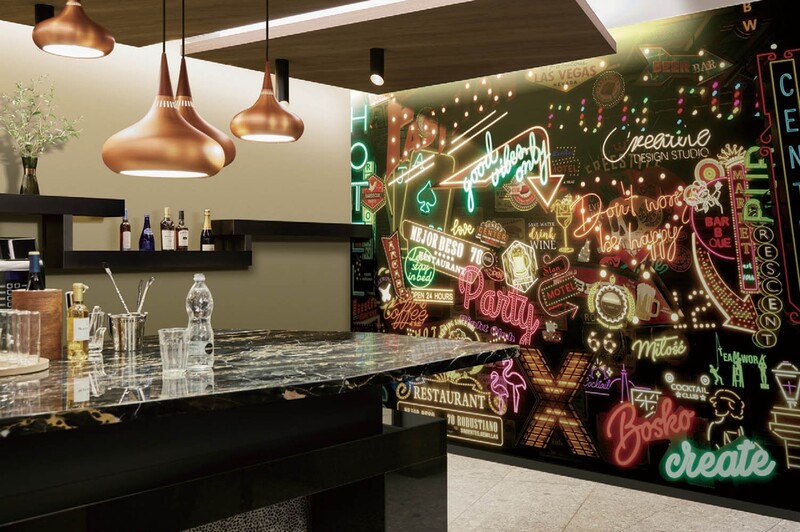 質感豊かな和調壁紙