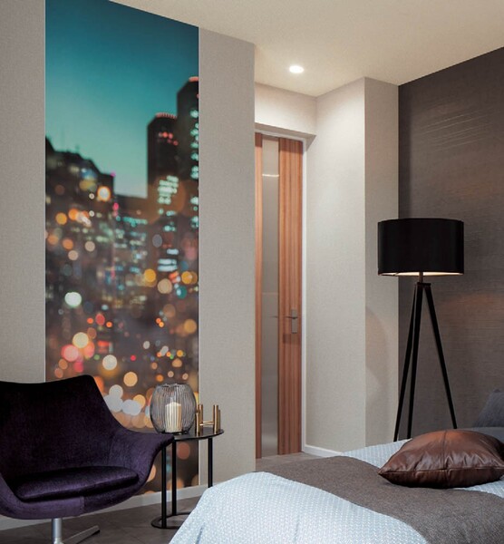 アクセントに!個性的なデザイン壁紙