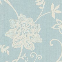 ライトブルー  フラワー   防かび  リリカラ LL-6211 旧品番LL-7360