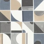 グリーン 幾何学模様 光触媒 消臭 抗菌 防かび SINCOL BB2670 旧品番BB8644