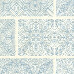 ライトブルー  レンガ・タイル   防かび  リリカラ LL-6179 旧品番LL-7318