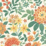 マルチカラー  フラワー   防かび  リリカラ LL-6184 旧品番LL-7001