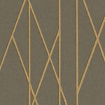 ダークブラウン  チェック・パターン トップコート  防かび 抗菌  リリカラ LL-6203 