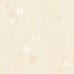 アイボリー  フラワー   防かび  リリカラ LL-6257 旧品番LL-7371
