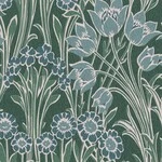 グリーン  フラワー   防かび  リリカラ LL-6297 