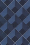 ブルー 幾何学模様 CASADECO  1ロール10m PERP86516529 輸入壁紙