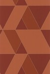 オレンジ 幾何学模様 CASADECO  1ロール10m PERP86523519 輸入壁紙